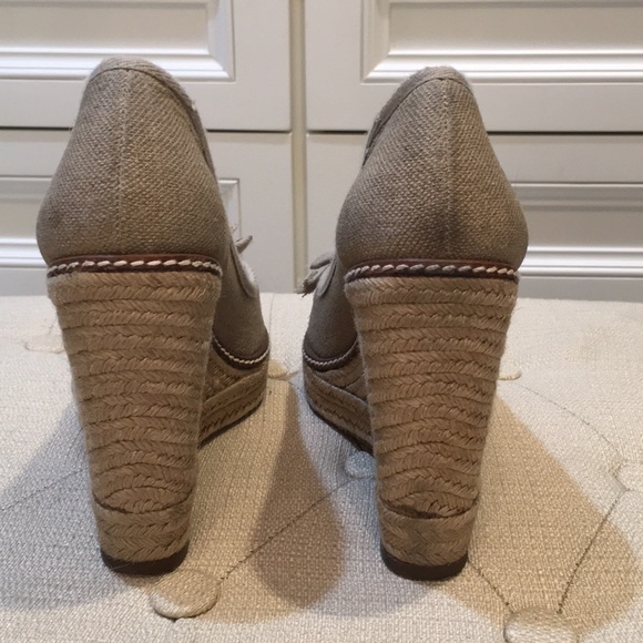 Tory Burch Jackie Wedge Tan - Picture 5 of 5